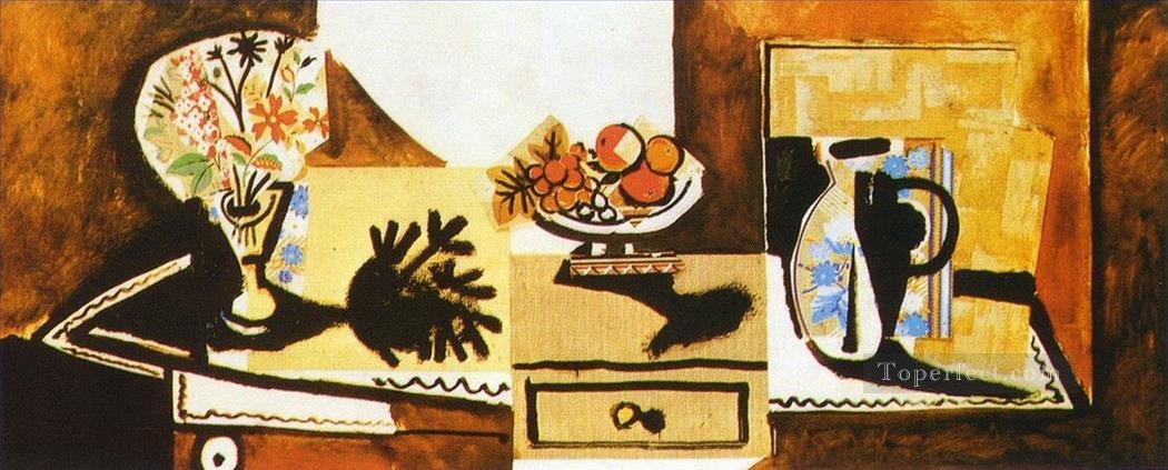 Still life on a chest of drawers 1955 Pablo Picasso Oil Paintings
